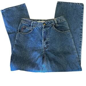 Vintage 1990’s Bugle Boy 750 Tapered Leg Jeans Size 18R 29 X 28 Baggy Retro